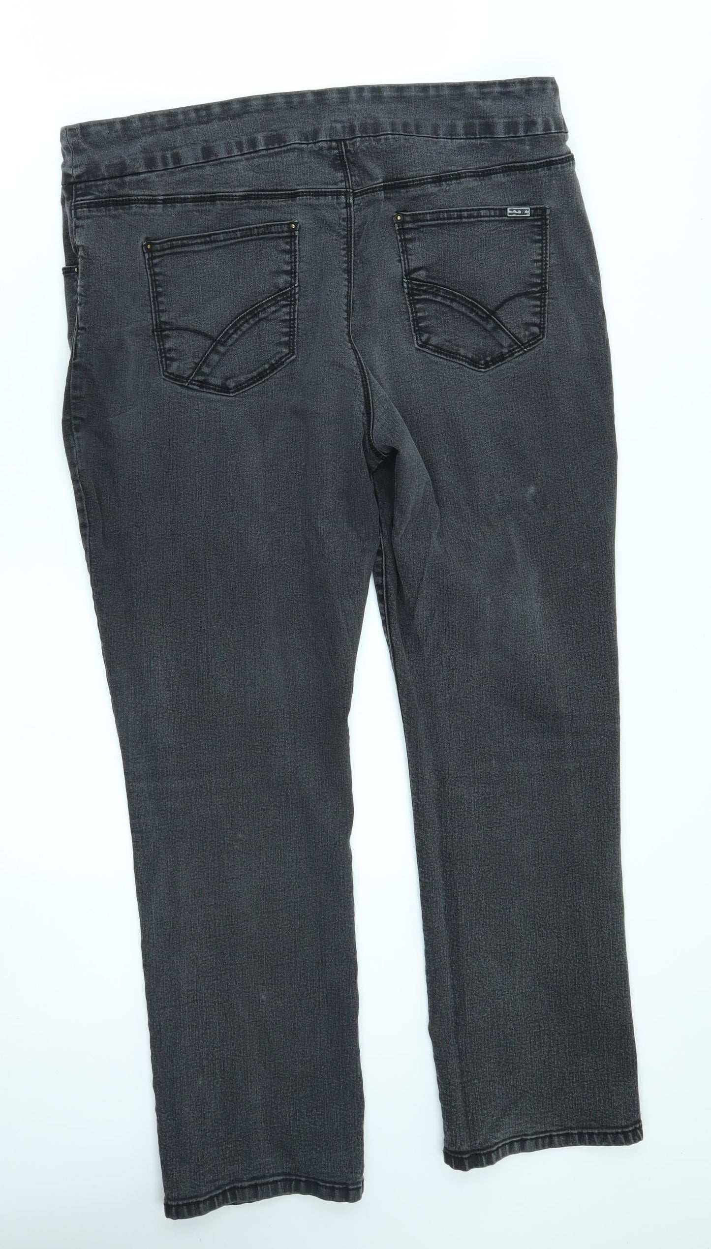 R Jeans Womens Grey   Straight Jeans Size 34 in L28 in