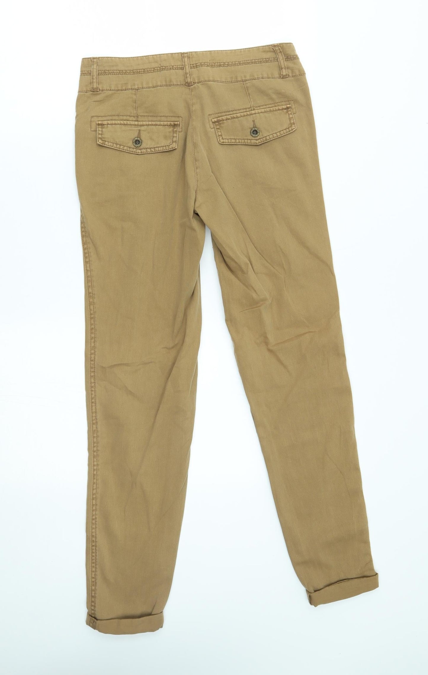 New Look Womens Brown   Chino Trousers Size 6 L28 in