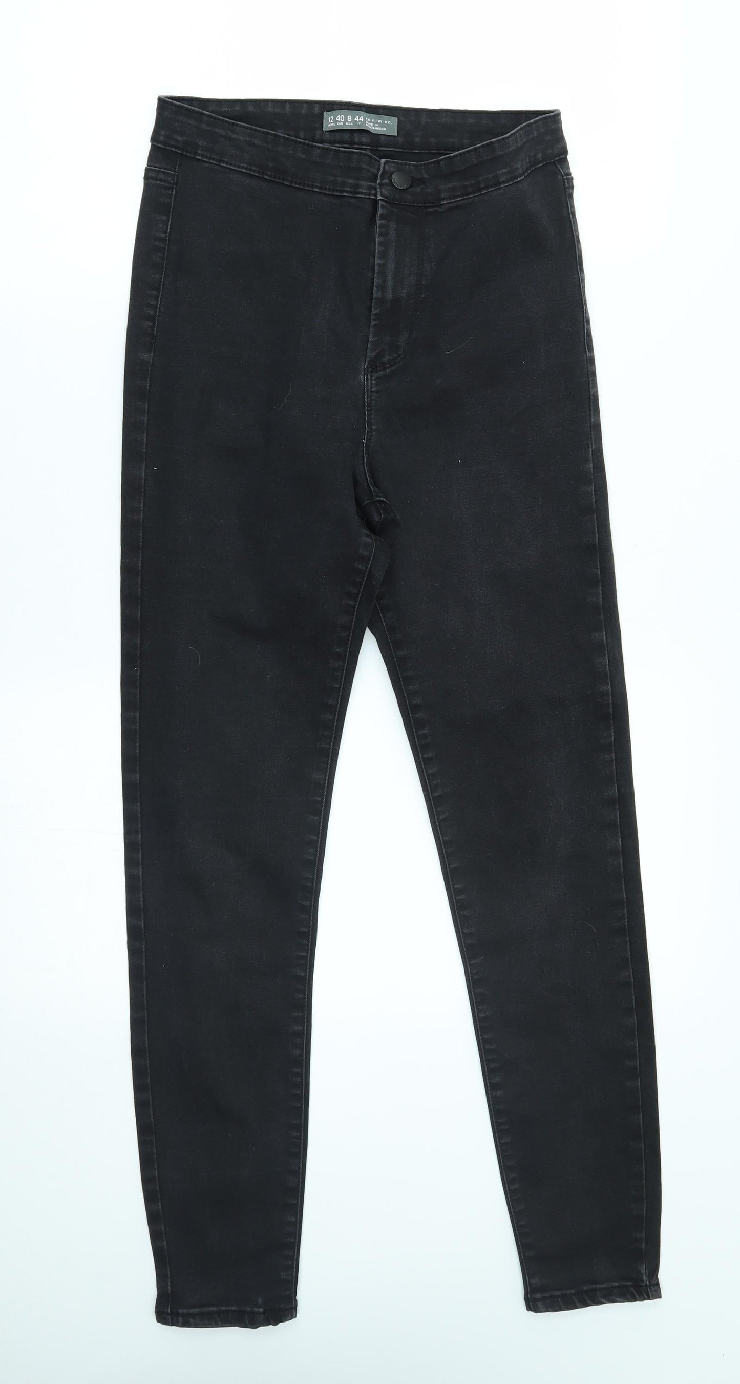 denim co Womens Black   Straight Jeans Size 12 L26 in