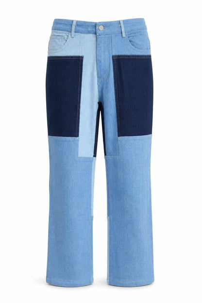 SHEIN Womens Blue   Straight Jeans Size XS L27 in - belt loop broken