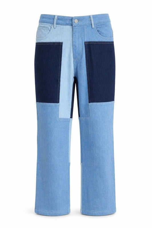 SHEIN Womens Blue   Straight Jeans Size XS L27 in - belt loop broken