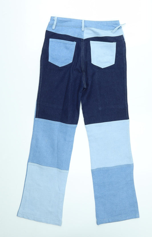 SheIn Womens Blue   Straight Jeans Size XS L27 in - belt loop broken