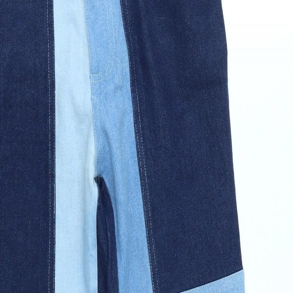 SheIn Womens Blue   Straight Jeans Size XS L27 in - belt loop broken