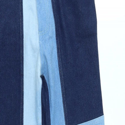 SheIn Womens Blue   Straight Jeans Size XS L27 in - belt loop broken