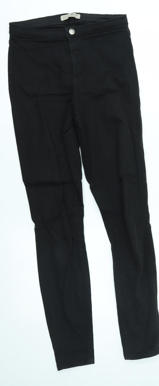 denim co Womens Black   Skinny Jeans Size 8 L30 in