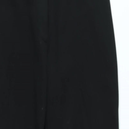 Preworn Womens Black   Trousers  Size 32 in L27 in