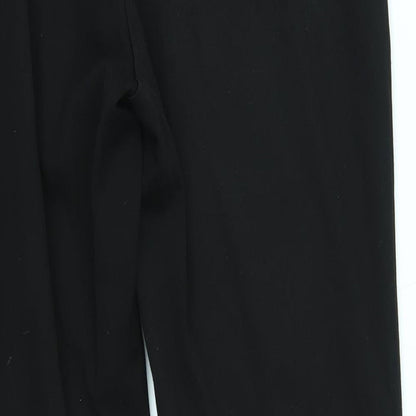 Preworn Womens Black   Trousers  Size 32 in L27 in