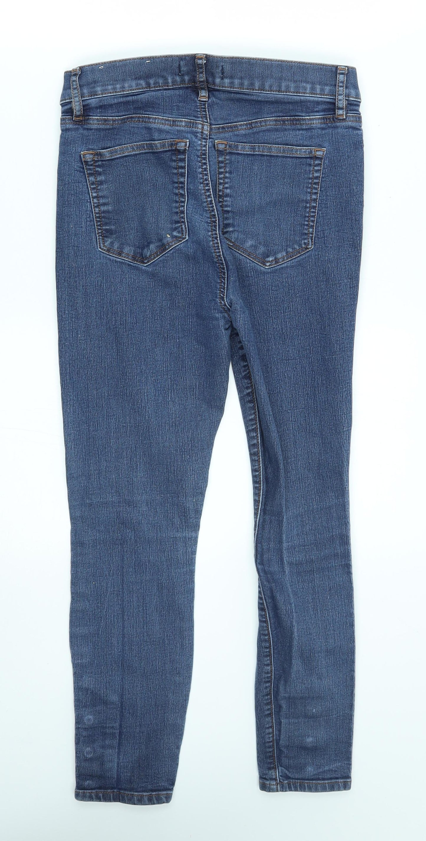 Womens UK Size 4 LOFT Regular Fit Skinny Blue Jeans