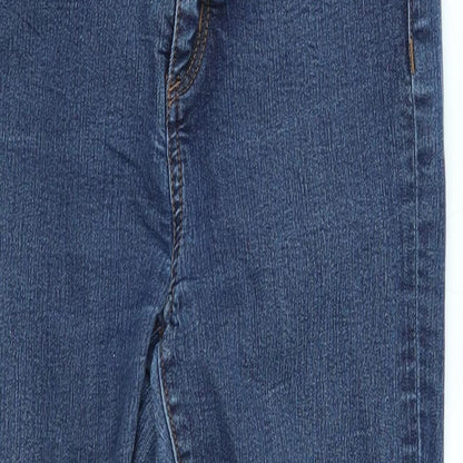 Womens UK Size 4 LOFT Regular Fit Skinny Blue Jeans