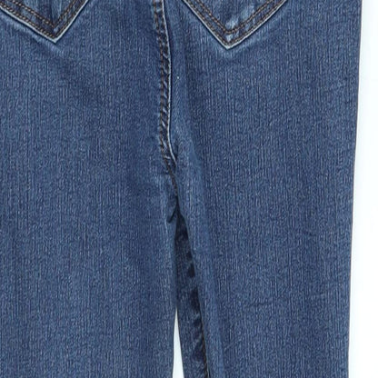 Womens UK Size 4 LOFT Regular Fit Skinny Blue Jeans