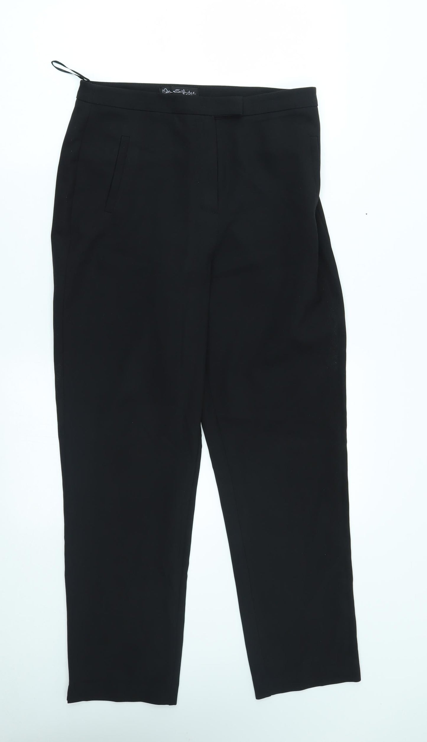 Miss Selfridge Womens Black    Suit Trousers Size 12 L27 in