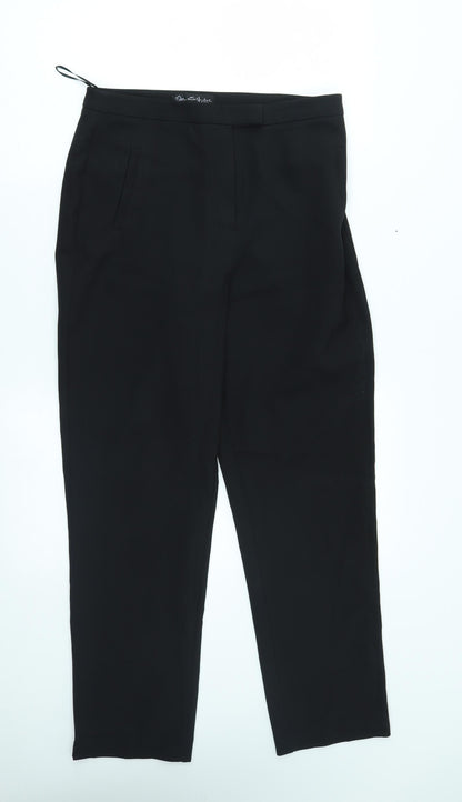 Miss Selfridge Womens Black    Suit Trousers Size 12 L27 in