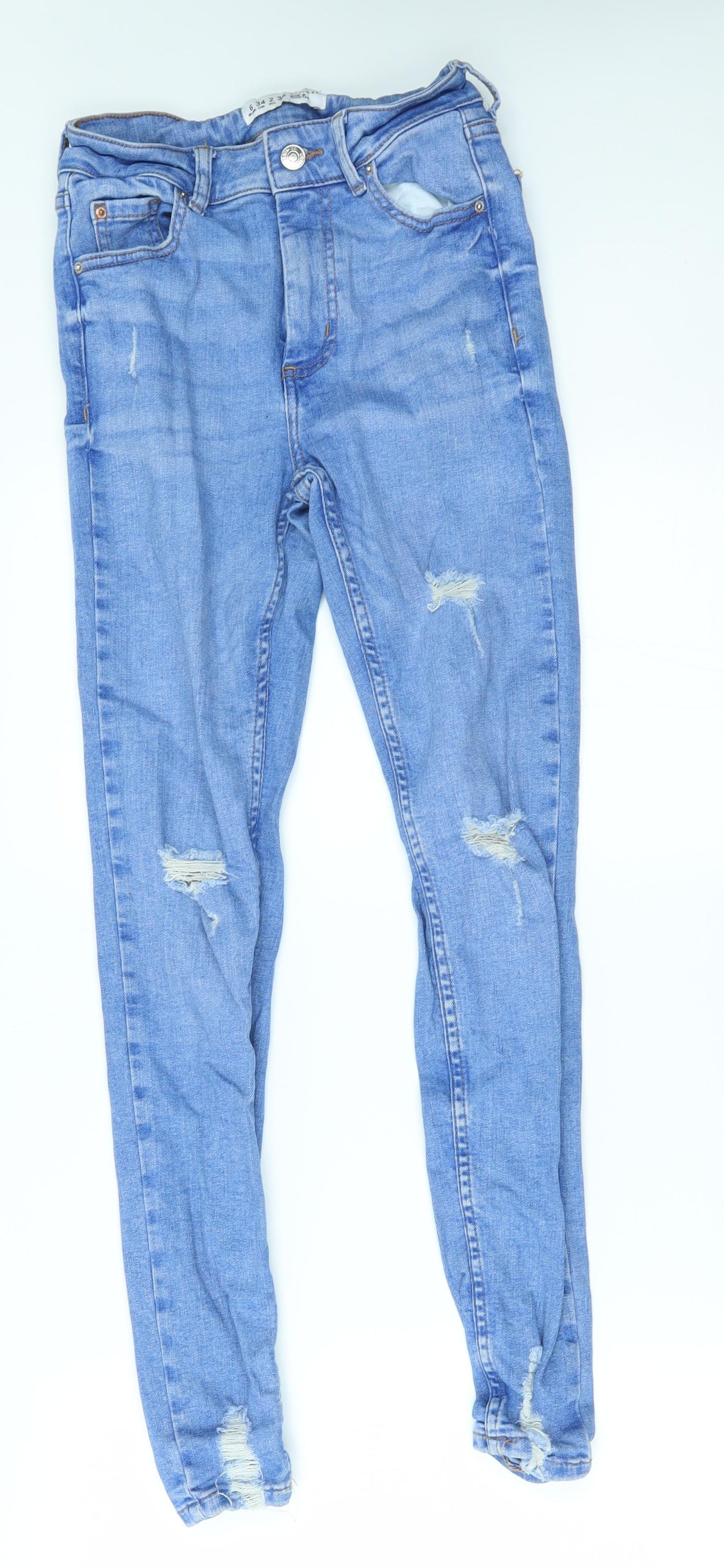 Denim co Womens Blue   Skinny Jeans Size 6 L26 in