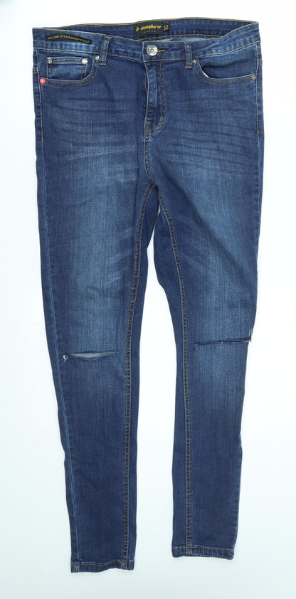 B Couture Womens Blue   Skinny Jeans Size 32 in L28 in