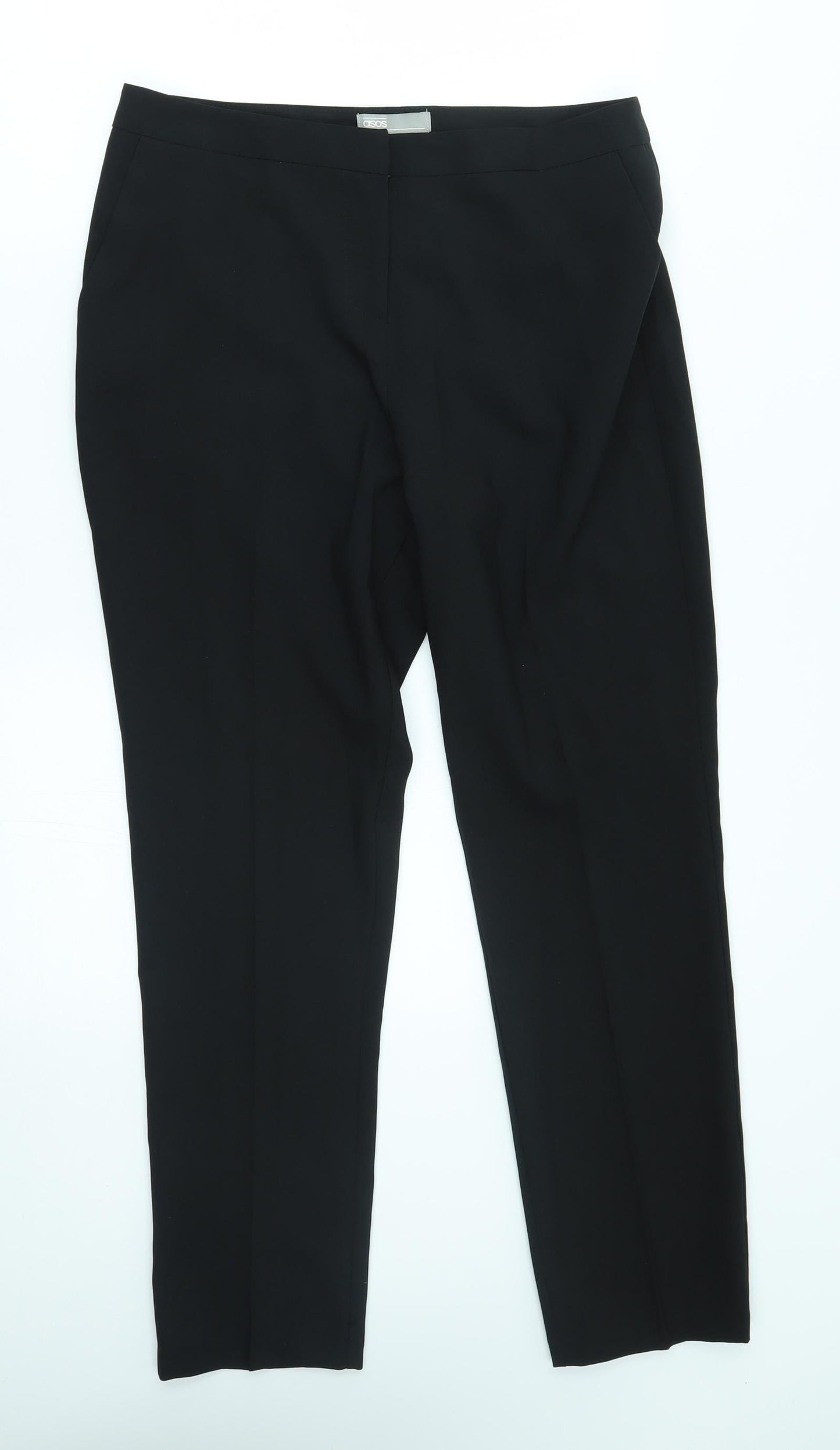 ASOS Womens Black    Suit Trousers Size 12 L27 in