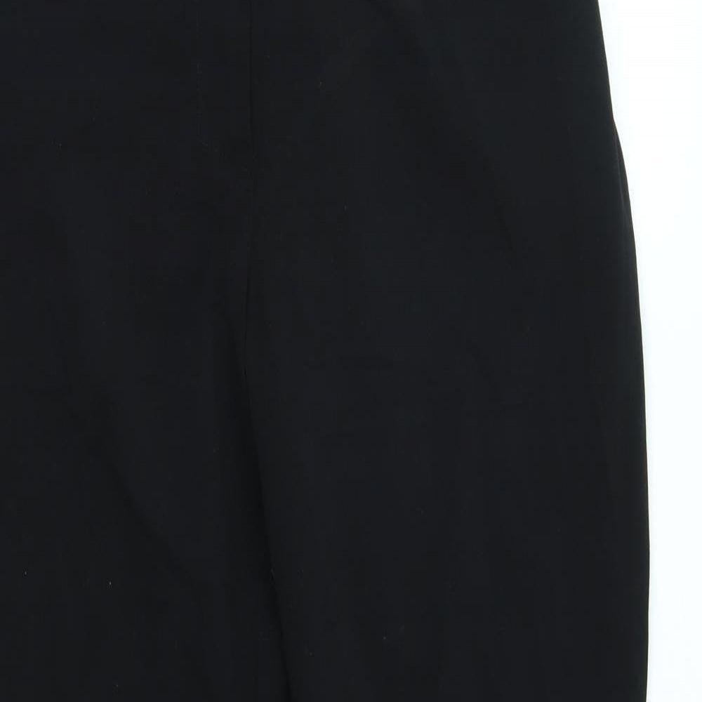 Womens UK Size 14 M&S Regular Fit  Black Trousers