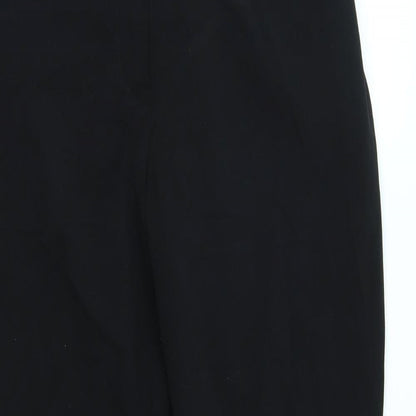 Womens UK Size 14 M&S Regular Fit  Black Trousers