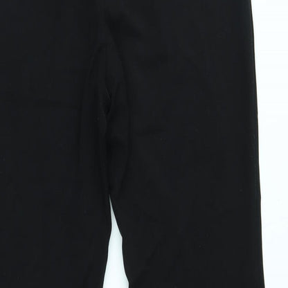 Womens UK Size 14 M&S Regular Fit  Black Trousers