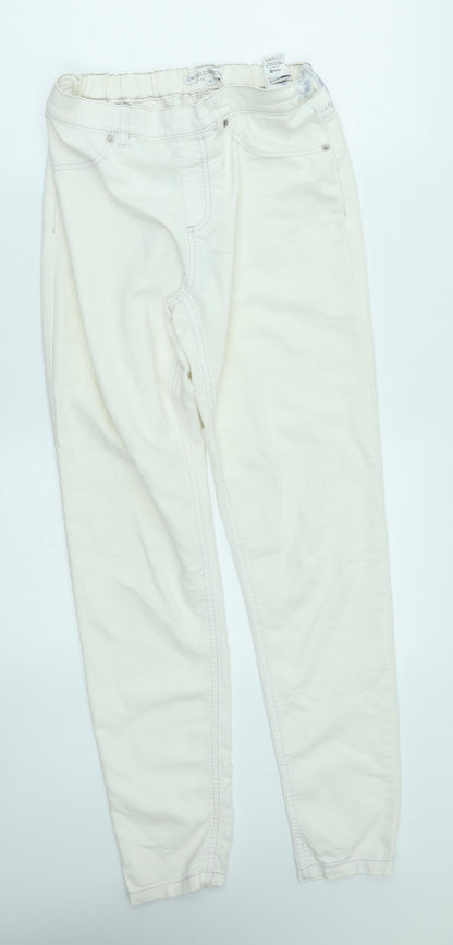 M&S Womens White   Jegging Jeans Size 10 L29 in