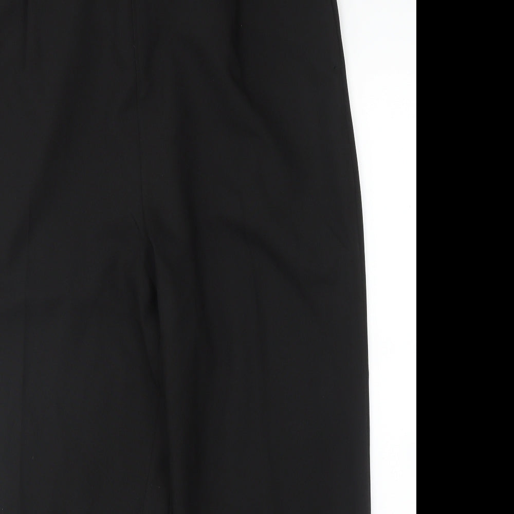 Womens UK Size 18 BM Regular Fit Rain Trousers Black Trousers