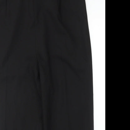 Womens UK Size 18 BM Regular Fit Rain Trousers Black Trousers