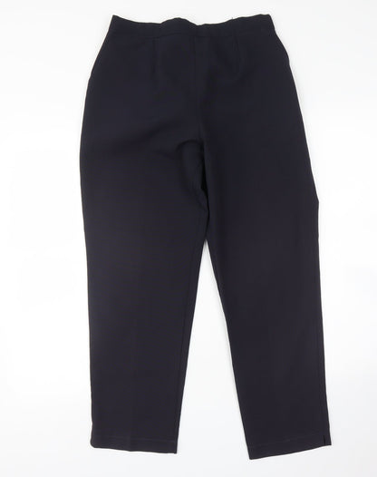 Womens UK Size 14 Preworn Regular Fit  Blue Trousers
