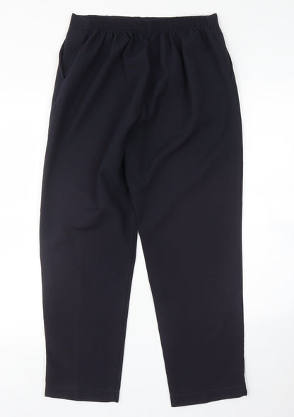 Womens UK Size 14 Preworn Regular Fit  Blue Trousers