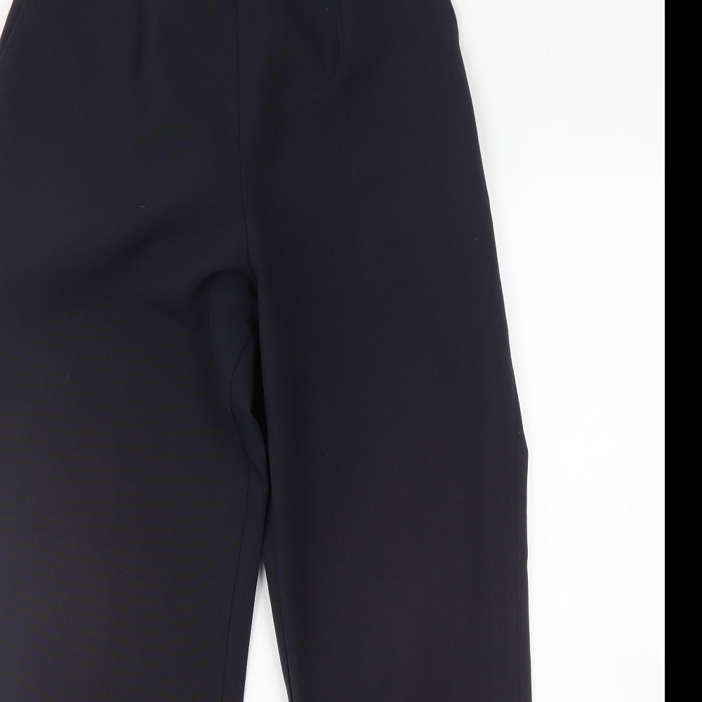 Womens UK Size 14 Preworn Regular Fit  Blue Trousers