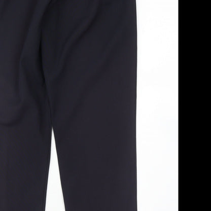 Womens UK Size 14 Preworn Regular Fit  Blue Trousers