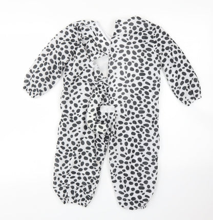 Preworn  Girls Multicoloured Animal Print  Coverall One-Piece Size 3 Years  - Fancy Dress