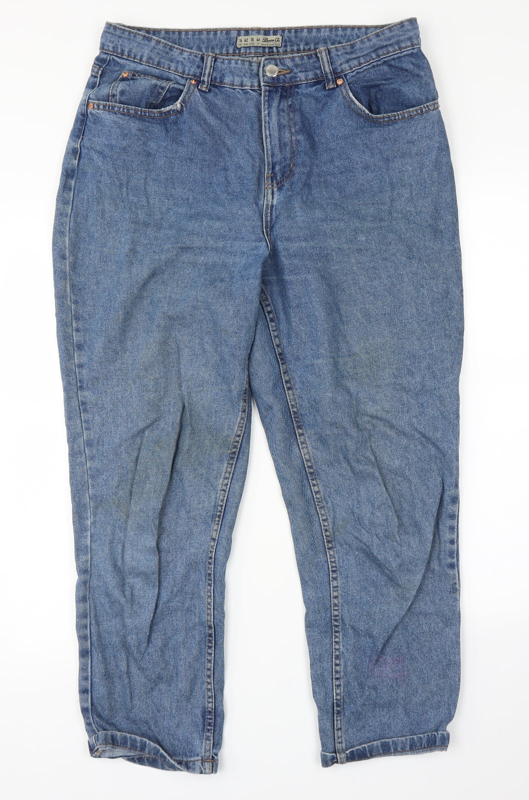 Denim Co Womens Blue   Straight Jeans Size 14 L27 in
