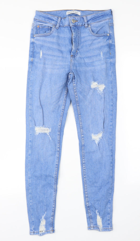 Denim Co Womens Blue   Skinny Jeans Size 10 L27 in