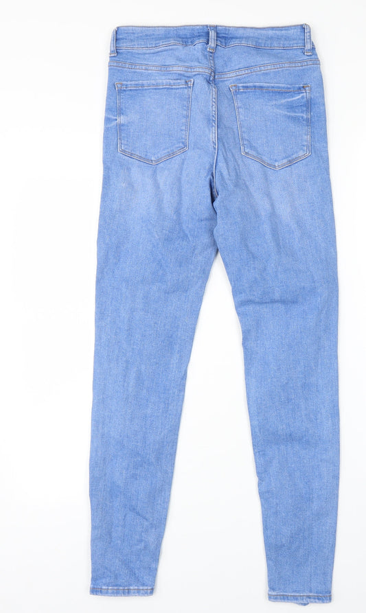 Denim Co Womens Blue   Skinny Jeans Size 10 L27 in