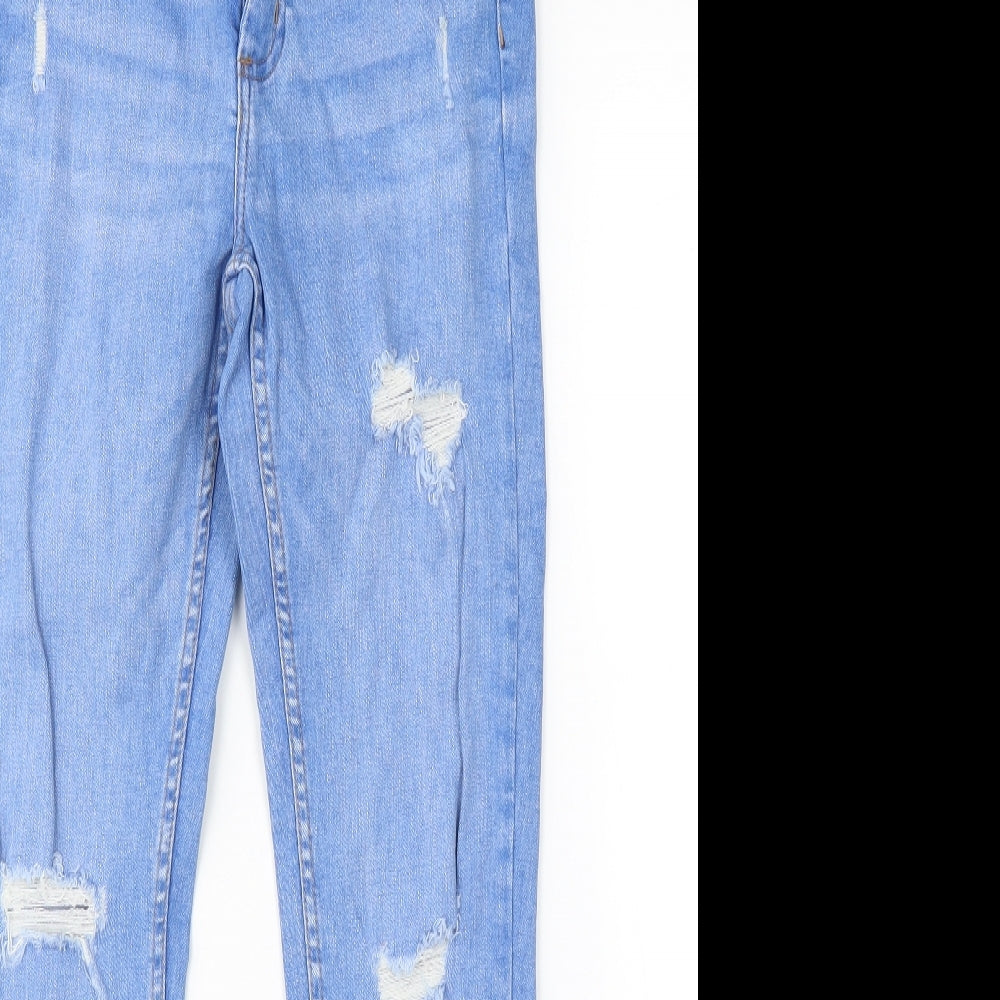 Denim Co Womens Blue   Skinny Jeans Size 10 L27 in