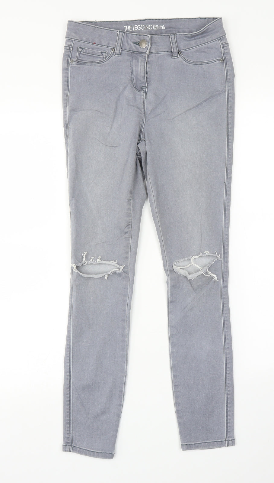 NEXT Womens Grey   Skinny Jeans Size 8 L26 in