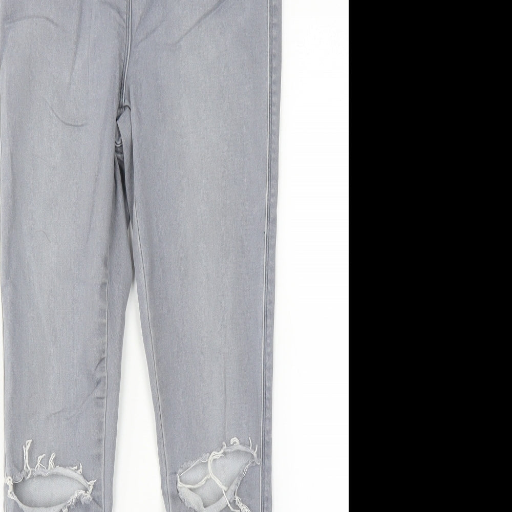 NEXT Womens Grey   Skinny Jeans Size 8 L26 in