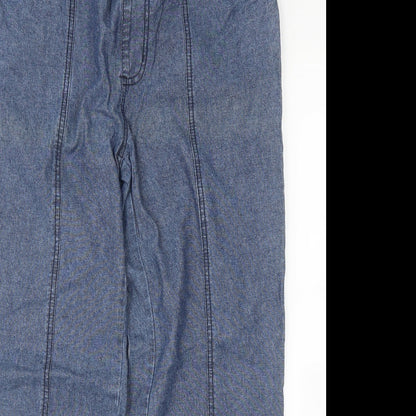 Womens UK Size M Preworn Regular Fit Straight Blue Jeans