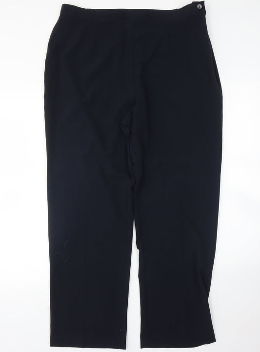 Bonmarché Womens Blue   Trousers  Size 18 L30 in