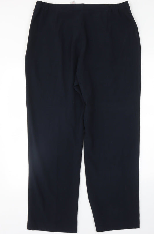 Bonmarché Womens Blue   Trousers  Size 18 L30 in