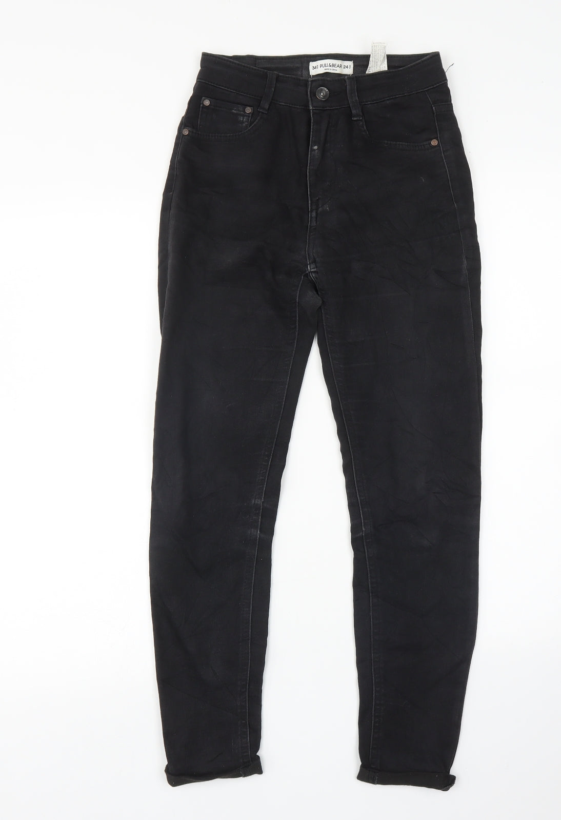 Pull&Bear Womens Black   Skinny Jeans Size 6 L25 in