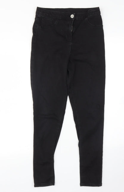 Matalan Girls Black   Skinny Jeans Size 13 Years