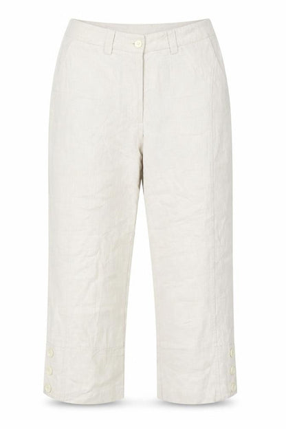 Womens UK Size 12 Preworn Regular Fit  Beige Trousers