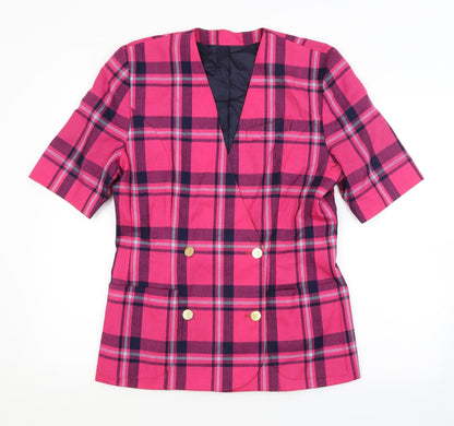 Preworn Womens Pink Check  Jacket
