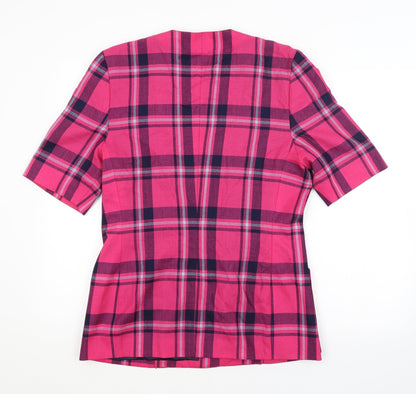 Preworn Womens Pink Check  Jacket