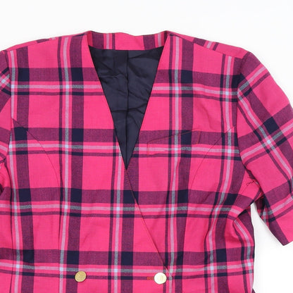Preworn Womens Pink Check  Jacket