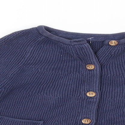 M&S Baby Blue   Cardigan Jumper Size 18-24 Months