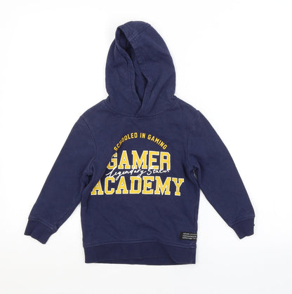 George Boys Blue   Pullover Hoodie Size 4-5 Years