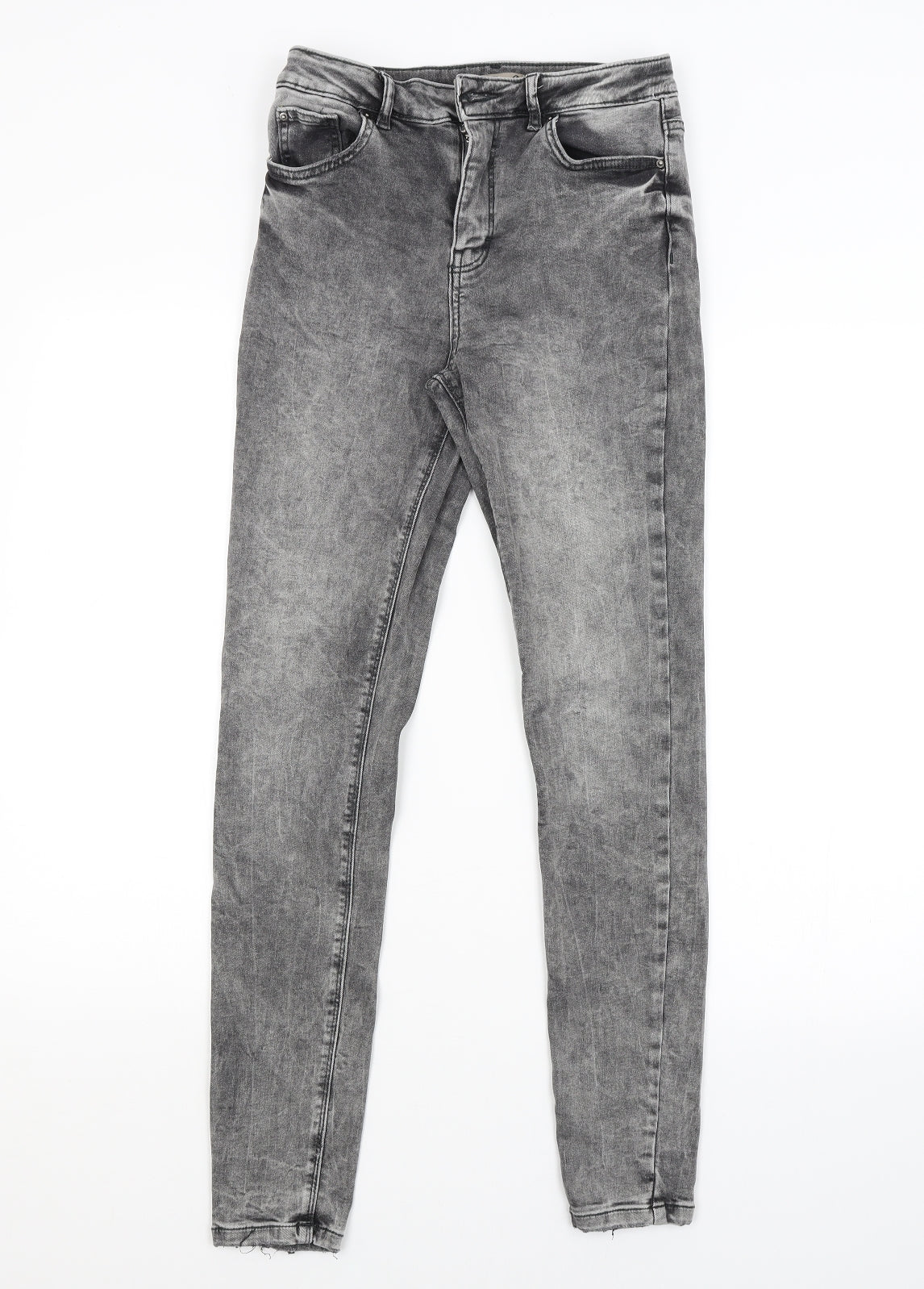 DENIM CO. Womens Grey   Skinny Jeans Size 10 L28 in