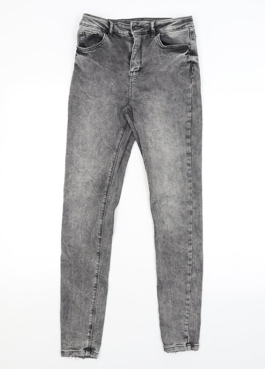 DENIM CO. Womens Grey   Skinny Jeans Size 10 L28 in