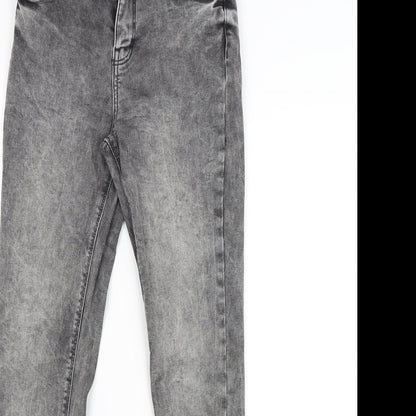 DENIM CO. Womens Grey   Skinny Jeans Size 10 L28 in